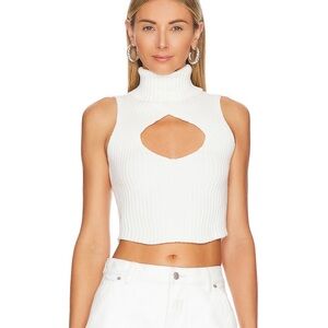 Revolve Lovers and Friends Caitlyn Cropped Sweater - M